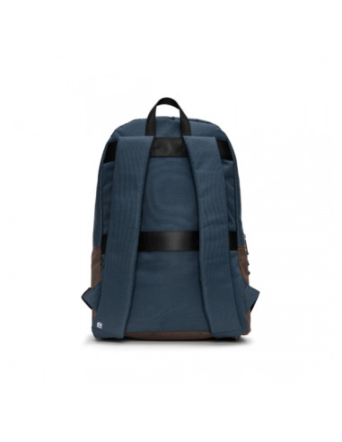 BL-BB-3552BK,Rucsac BESTLIFE Col-Skate, 42x30x15cm, compartiment laptop 14.1 inch, albastru/bej/maro