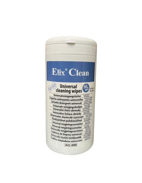 ECS-490050,Servetele curatare monitoare TFT/LCD/notebook, 100/tub (50umede/50uscate), ELIX Clean