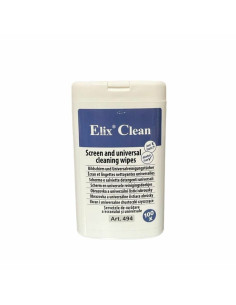 ECS-494100,Servetele umede mici pentru curatare monitoare TFT/LCD/notebook, 100/tub, ELIX Clean 2