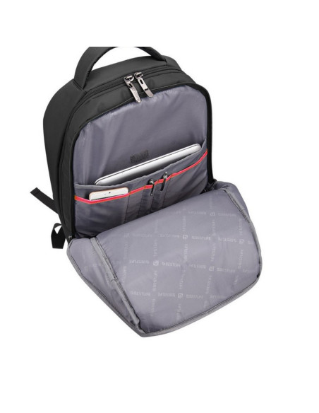 BL-BB-3335R,Rucsac BESTLIFE CPlus, 49x33x19cm, compartiment tableta si laptop 15.6 inch, negru/rosu
