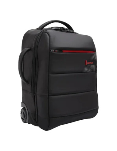 BL-BT-3335R,Rucsac troller BESTLIFE Cplus, 43x32x21cm, compartiment tableta si laptop 15.6 inch, negru/rosu