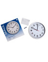 MA-90531-95,Ceas de perete, D-30 cm, cifre arabe, cadran alb, MAUL Step - rama plastic argintie