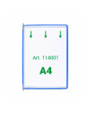 DJ-114001,Buzunare prezentare pentru display, A4, (10 buc/set), rama metalica, DJOIS - albastru