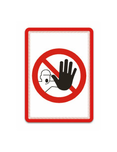 DJ-194903,Buzunar magnetic pentru documente A4, cu rama color, 2 buc/set, DJOIS - rama rosie 2