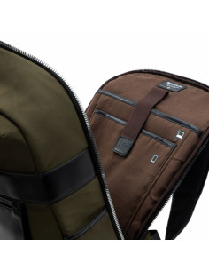 BL-BB-3516GE,Rucsac BESTLIFE Alya, 43x30x15cm, copartiment tableta si laptop 14.1 inch, maro/negru 2