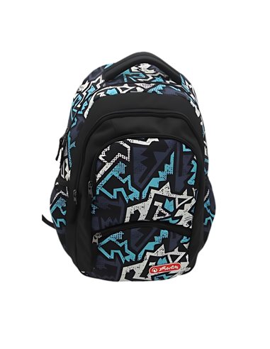 Rucsac scoala zipper pro Herlitz, Motiv splash