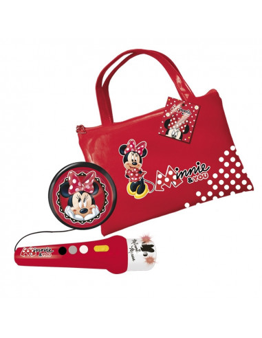 Geanta cu microfon si amplificator Minnie Mouse,RG5250