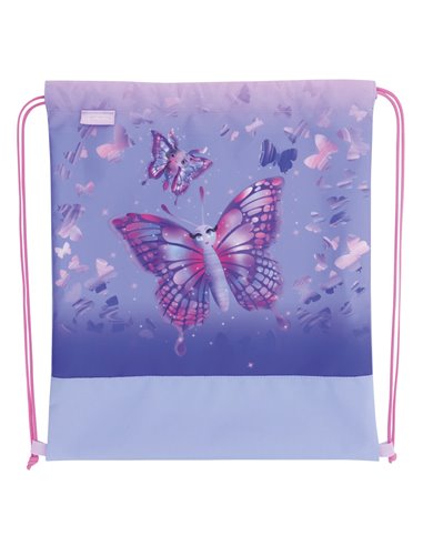 Ghiozdan scoala echipat Herlitz Loop Plus, Motiv Butterfly paradise