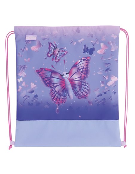 Ghiozdan scoala echipat Herlitz Loop Plus, Motiv Butterfly paradise