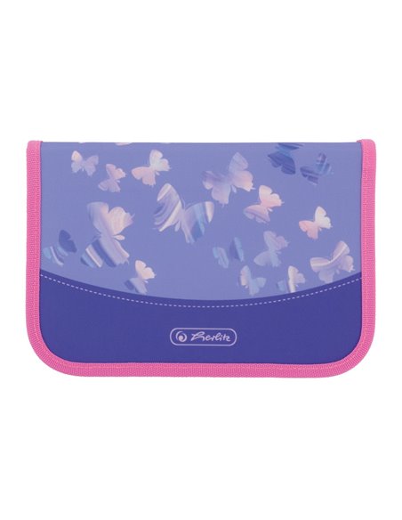 Ghiozdan scoala echipat Herlitz Loop Plus, Motiv Butterfly paradise