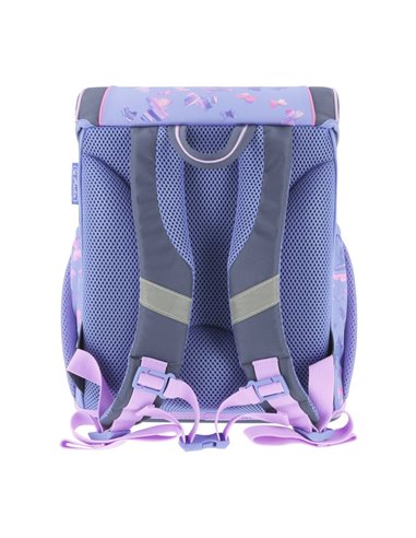 Ghiozdan scoala echipat Herlitz Loop Plus, Motiv Butterfly paradise
