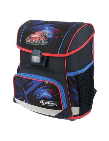 Ghiozdan scoala echipat Herlitz Loop Plus, Motiv High speed Ghiozdan scoala echipat Herlitz Loop Plus, Motiv High speed