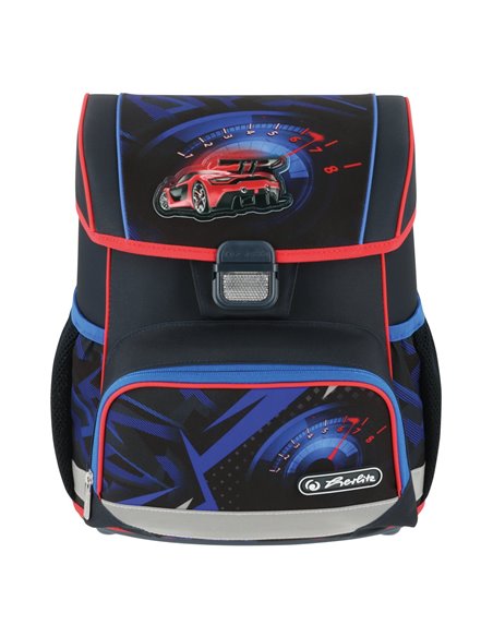 Ghiozdan scoala echipat Herlitz Loop Plus, Motiv High speed Ghiozdan scoala echipat Herlitz Loop Plus, Motiv High speed