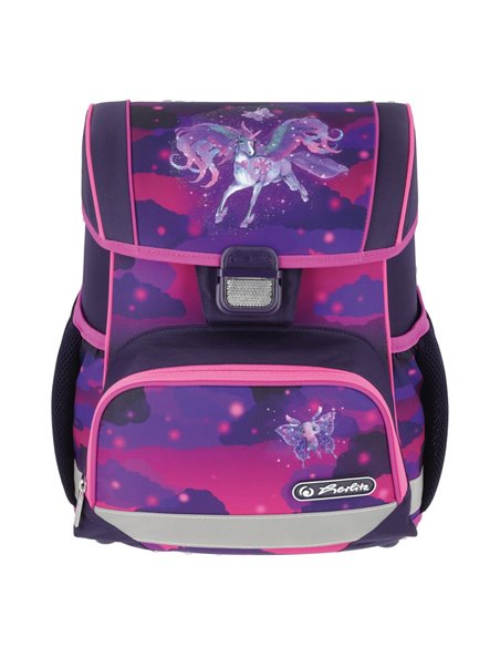 Ghiozdan scoala echipat Herlitz Loop Plus, Motiv Magic unicorn