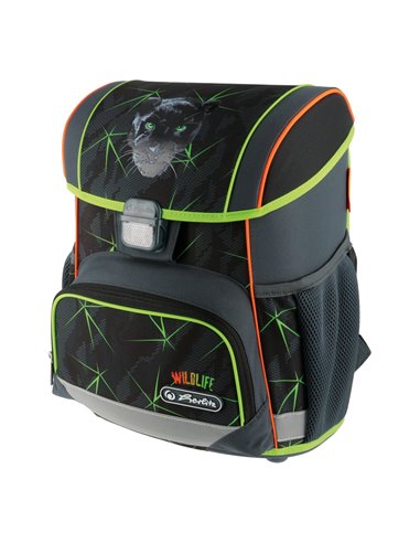 Ghiozdan scoala echipat Herlitz Loop Plus, Motiv Wild life