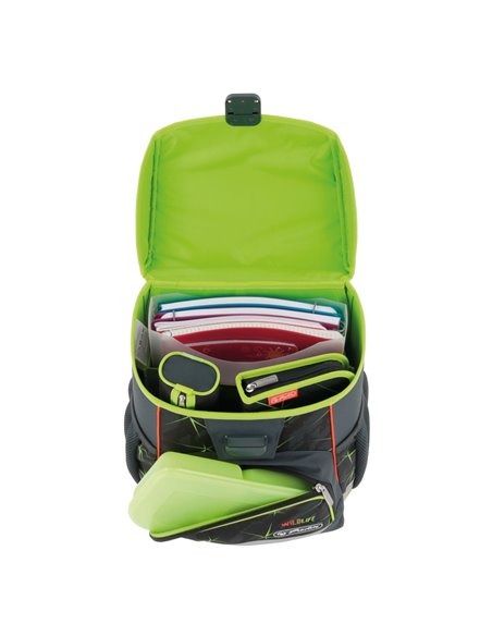 Ghiozdan scoala echipat Herlitz Loop Plus, Motiv Wild life