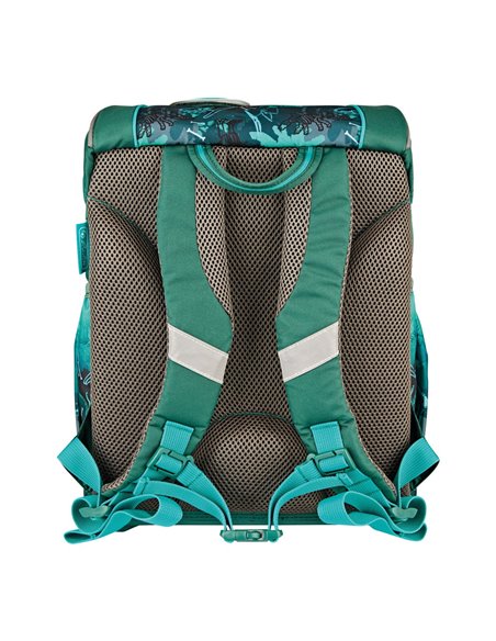 Ghiozdan scoala Herlitz UltraLight 9494650, Motiv Green rex Ghiozdan scoala Herlitz UltraLight 9494650, Motiv Green rex