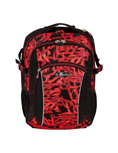 Ghiozdan scoala ergonomic Herlitz Ultimate, Motiv graffiti