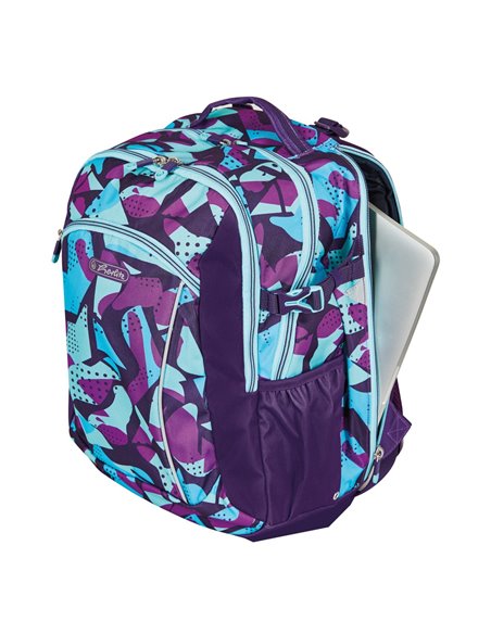 Ghiozdan scoala ergonomic Herlitz Ultimate, Motiv camopurple