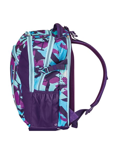 Ghiozdan scoala ergonomic Herlitz Ultimate, Motiv camopurple