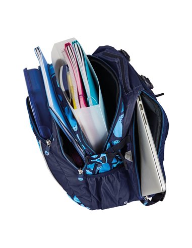 Ghiozdan scoala ergonomic Herlitz Ultimate, Motiv CamoBlue