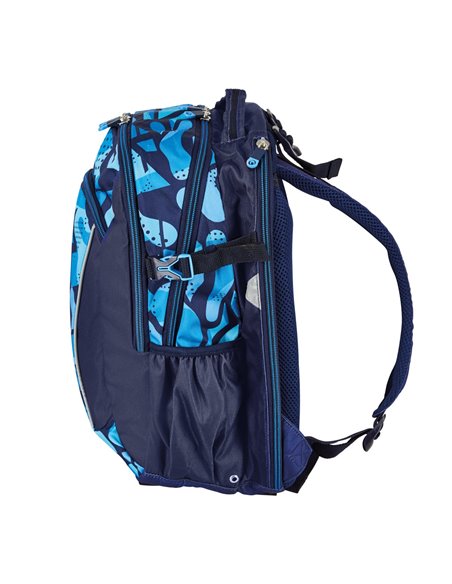 Ghiozdan scoala ergonomic Herlitz Ultimate, Motiv CamoBlue