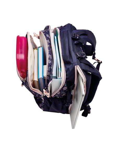 Ghiozdan scoala ergonomic Herlitz Ultimate, Motiv Blossom