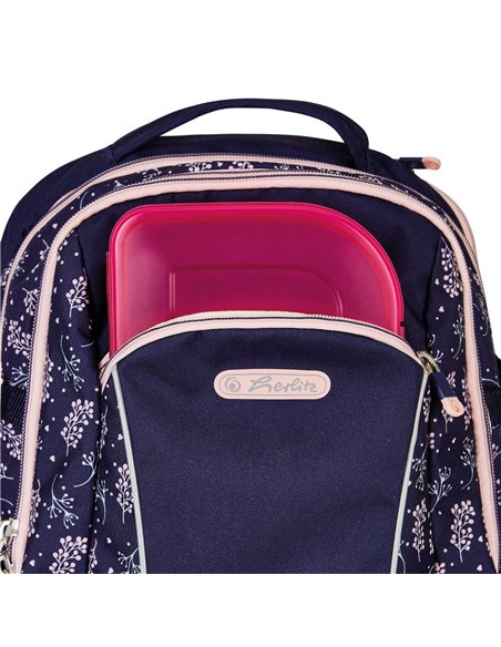 Ghiozdan scoala ergonomic Herlitz Ultimate, Motiv Blossom