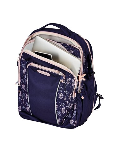 Ghiozdan scoala ergonomic Herlitz Ultimate, Motiv Blossom