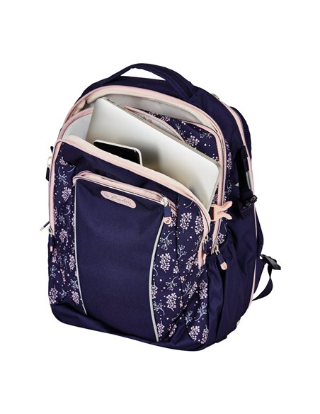 Ghiozdan scoala ergonomic Herlitz Ultimate, Motiv Blossom