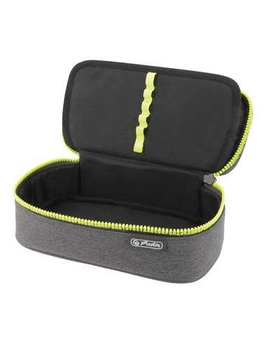 Penar etui Herlitz Beatbox ABC 50046485, Gri/Galben