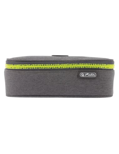 Penar etui Herlitz Beatbox ABC 50046485, Gri/Galben