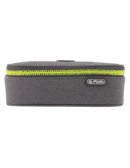 Penar etui Herlitz Beatbox ABC 50046485, Gri/Galben