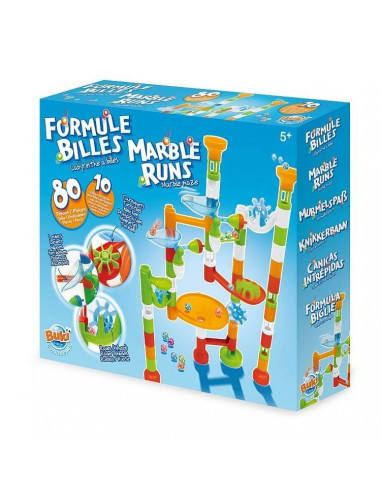 Joc de constructie - labirint cu bile - 80 piese,BKBU220 Joc de constructie - labirint cu bile - 80 piese,BKBU220