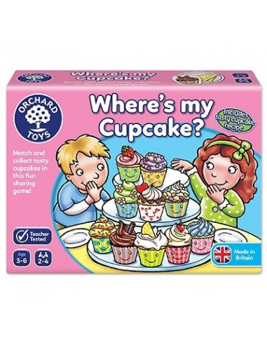 Joc educativ in limba engleza Briosa WHERE'S MY CUPCAKE?,OR013