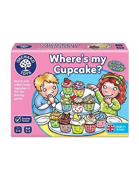Joc educativ in limba engleza Briosa WHERE'S MY CUPCAKE?,OR013