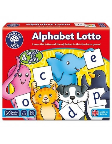 Joc educativ loto in limba engleza Alfabetul ALPHABET
