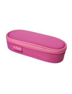 Penar etui oval Herlitz, Roz deschis