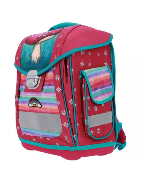 23GJS901-FF,Rucsac de scoala ergonomic, inchidere metalica - Gorjuss Faerie Folk