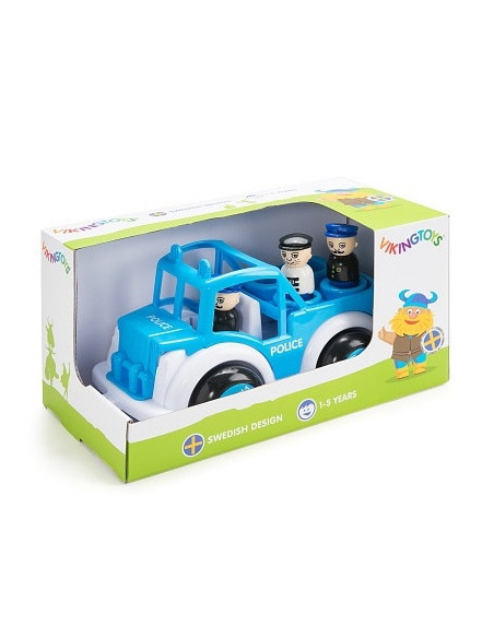Masina Politie cu 3 figurine - Jumbo,VK81269