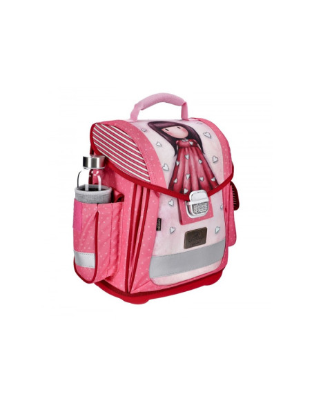 21GJS901-LL,Ghiozdan scoala ergonomic, inchidere metalica- Gorjuss Little Love