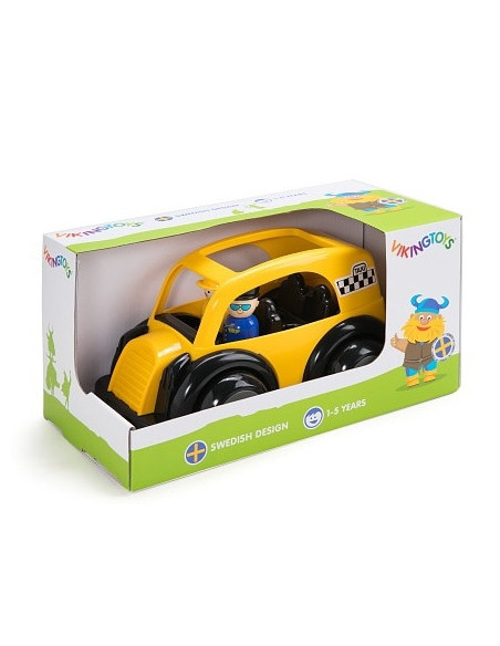 Masina Taxi cu 2 figurine - Jumbo,VK81265