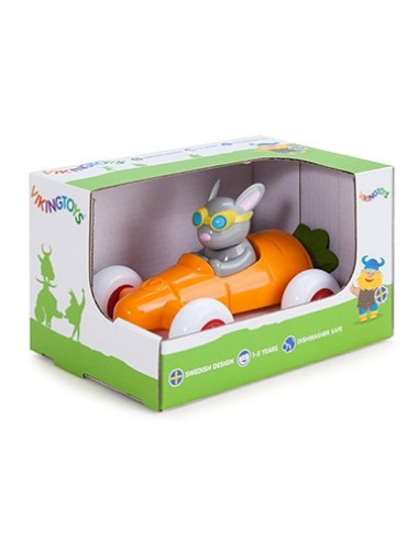 Pilot de curse Iepuras in Masinuta Morcov - Cute Racer,VK81361