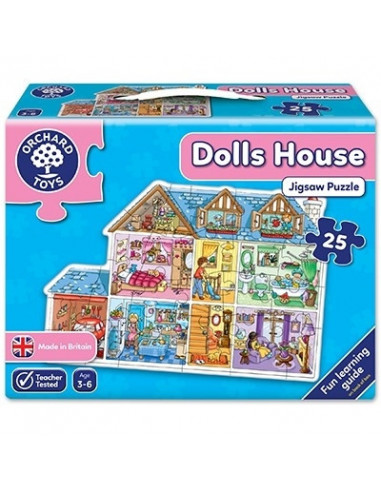Puzzle de podea Casa (25 piese) DOLLS HOUSE JIGSAW,OR245 Puzzle de podea Casa (25 piese) DOLLS HOUSE JIGSAW,OR245