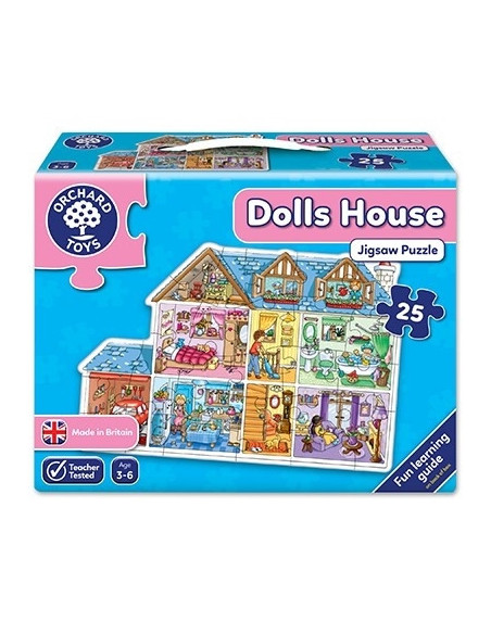 Puzzle de podea Casa (25 piese) DOLLS HOUSE JIGSAW,OR245 Puzzle de podea Casa (25 piese) DOLLS HOUSE JIGSAW,OR245