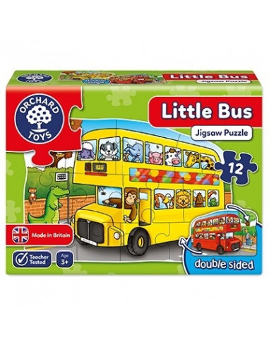 Puzzle fata verso Autobuz (12 piese) LITTLE BUS,OR301 Puzzle fata verso Autobuz (12 piese) LITTLE BUS,OR301