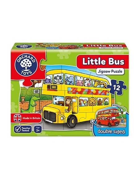 Puzzle fata verso Autobuz (12 piese) LITTLE BUS,OR301 Puzzle fata verso Autobuz (12 piese) LITTLE BUS,OR301