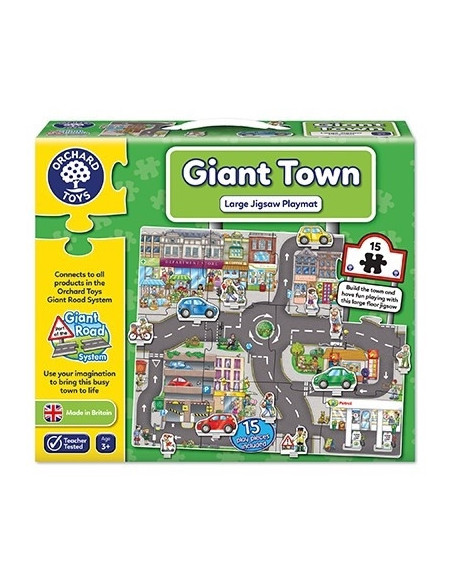 Puzzle gigant de podea Orasul (15 piese) GIANT TOWN JIGSAW,OR288 Puzzle gigant de podea Orasul (15 piese) GIANT TOWN JIGSAW,OR288