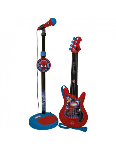 Set chitara si microfon Spiderman,RG552