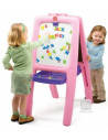 Tabla dubla pentru copii - Easel for Two Culoare Roz Tabla dubla pentru copii - Easel for Two Culoare Roz